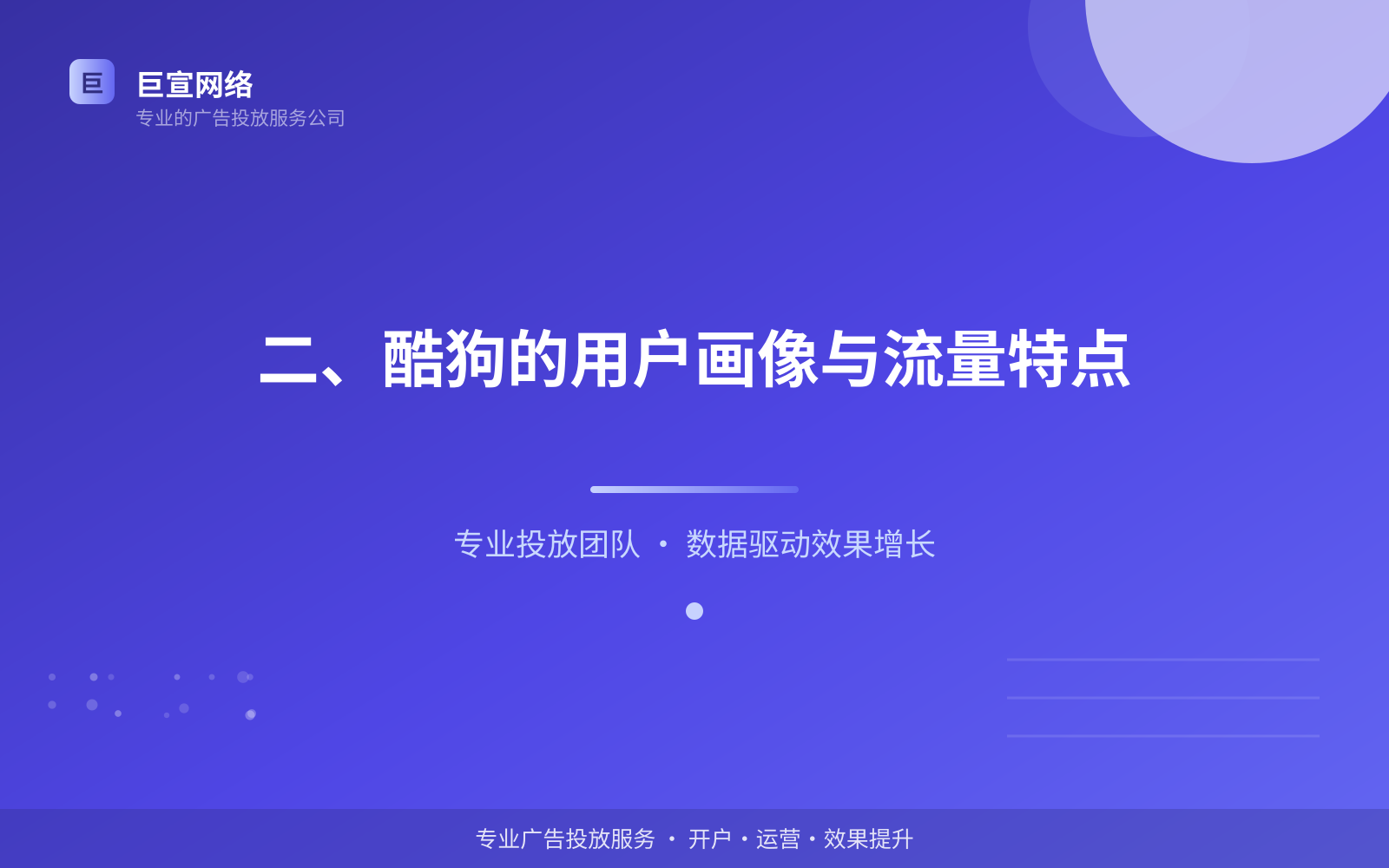 酷狗广告投放:二、酷狗的用户画像与流量特点(投放总览)