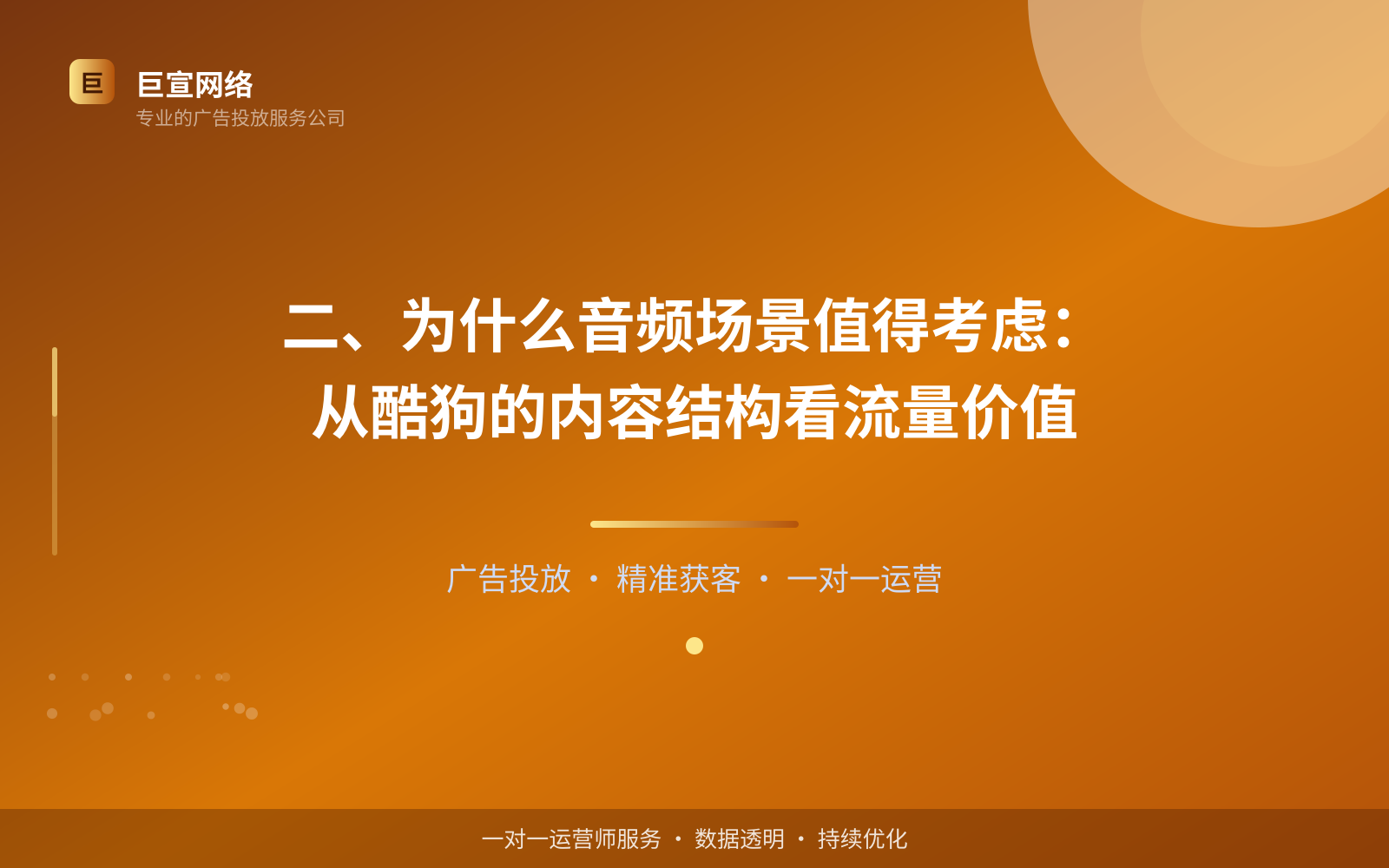 酷狗广告投放:二、为什么音频场景值得考虑:从酷狗的内容结构看流量价值(投放总览)
