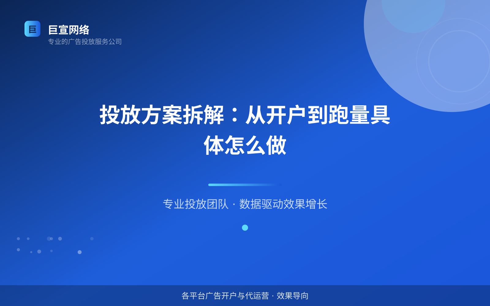 投放方案拆解:从开户到跑量具体怎么做(开户流程图解) 投放方案拆解:从开户到跑量具体怎么做(开户流程图解)