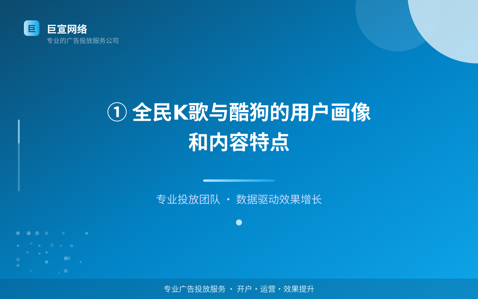 ① 全民K歌与酷狗的用户画像和内容特点(费用与预算参考) ① 全民K歌与酷狗的用户画像和内容特点(费用与预算参考)